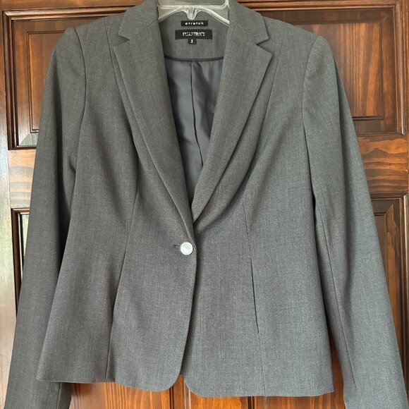 NWT Gray Ellen Tracy Blazer - Perfect to wear with jeans or dress up! - Picture 1 of 5